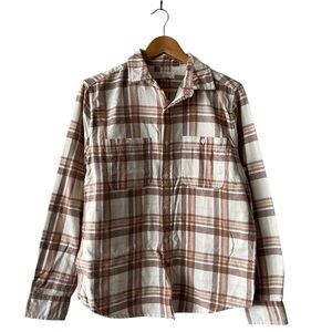 Aeropostale Men’s Long Sleeve Relaxed Washed Plaid Button Down Shirt NWT